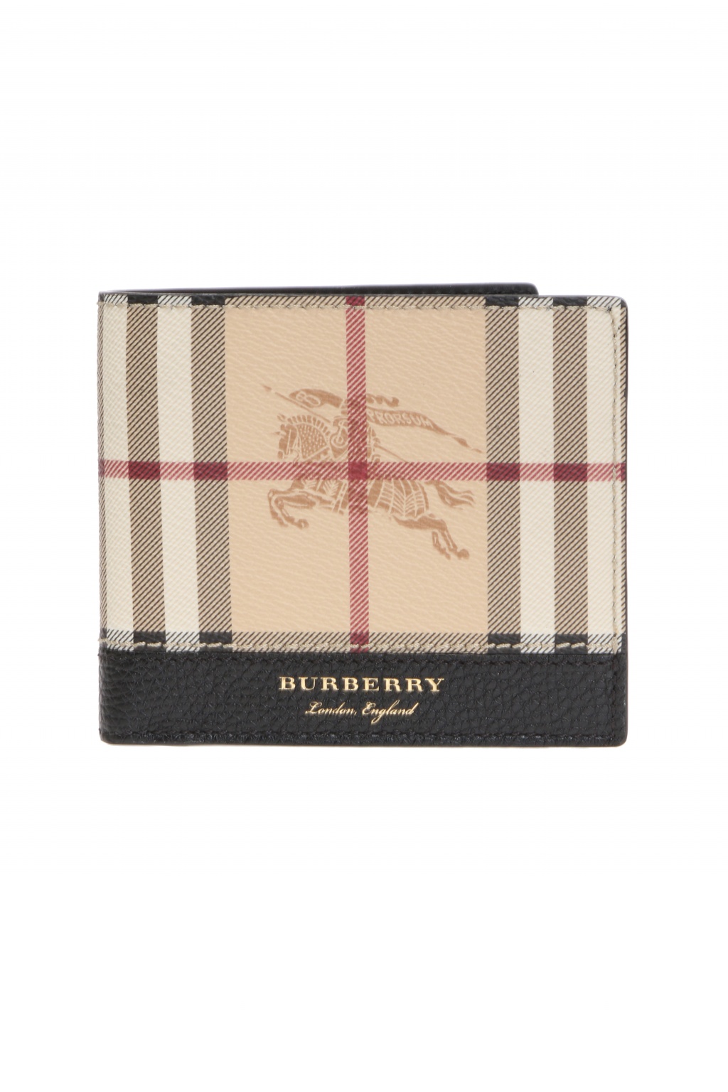 Burberry Haymarket Check Bifold Wallet in Brown for Men