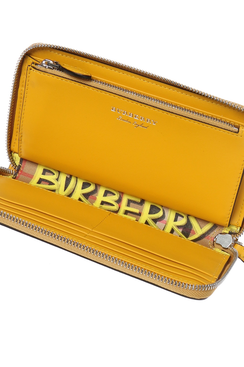 Burberry Card Holder Yellow Womens Burberry