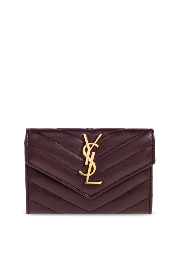 Leather wallet with logo od Saint Laurent