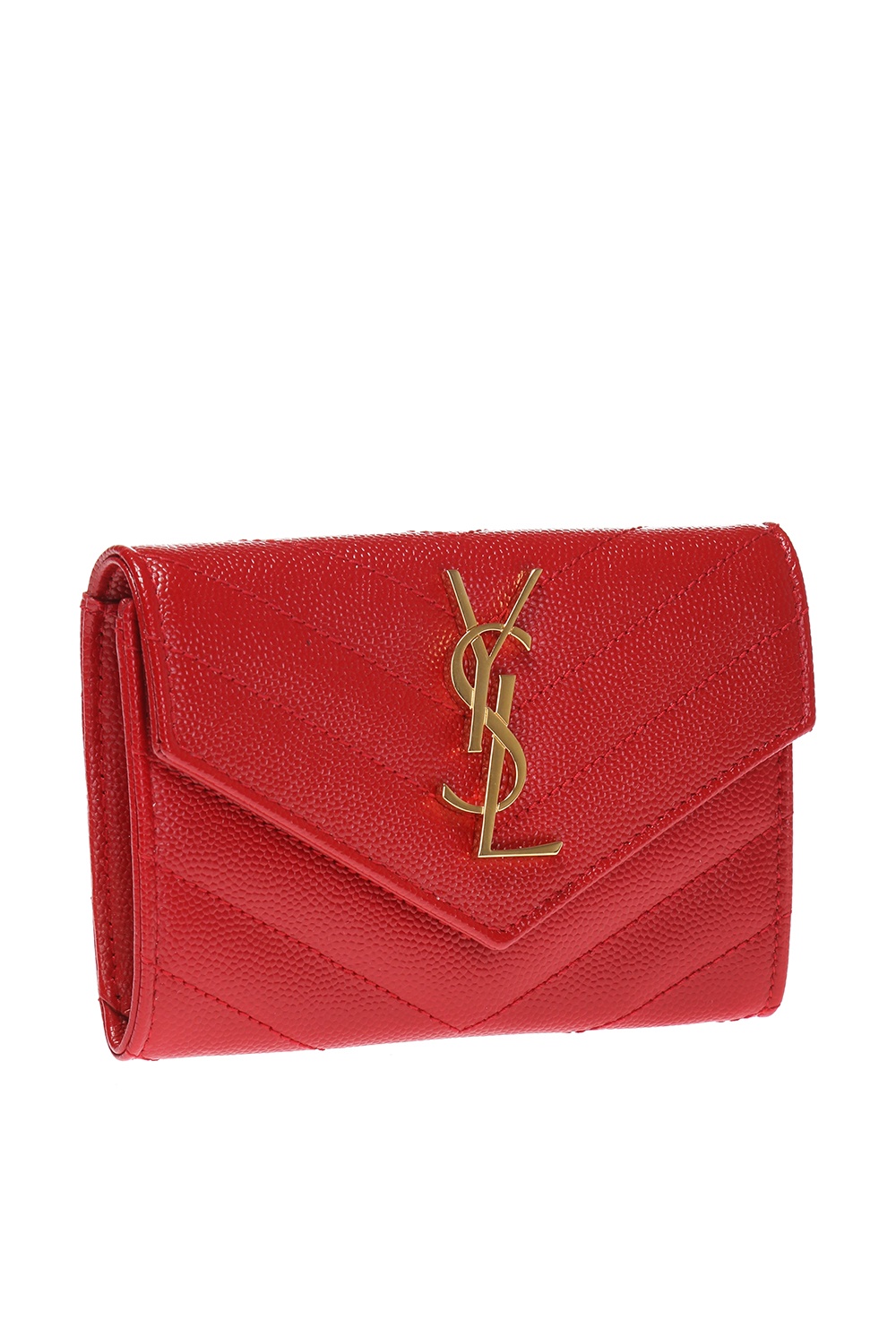 Saint Laurent Wallet with a metal logo