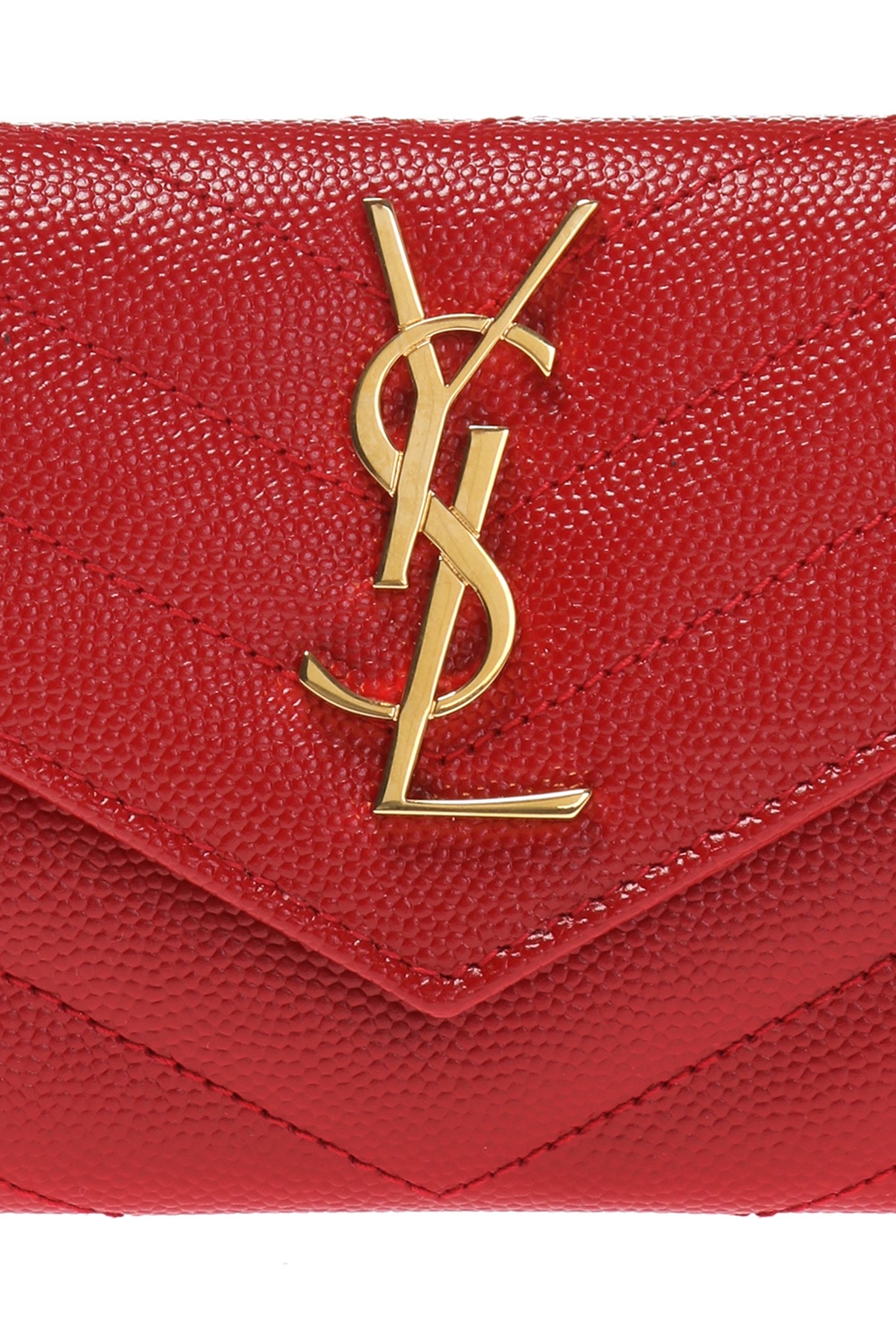 Saint Laurent Wallet with a metal logo