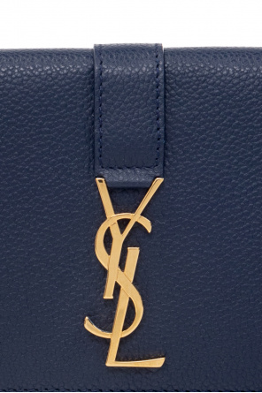 Saint Laurent Leather wallet with logo
