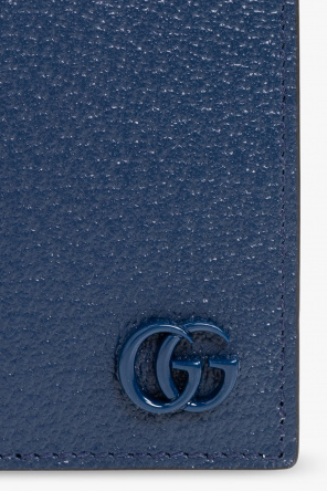 gucci zegarki Leather wallet with logo