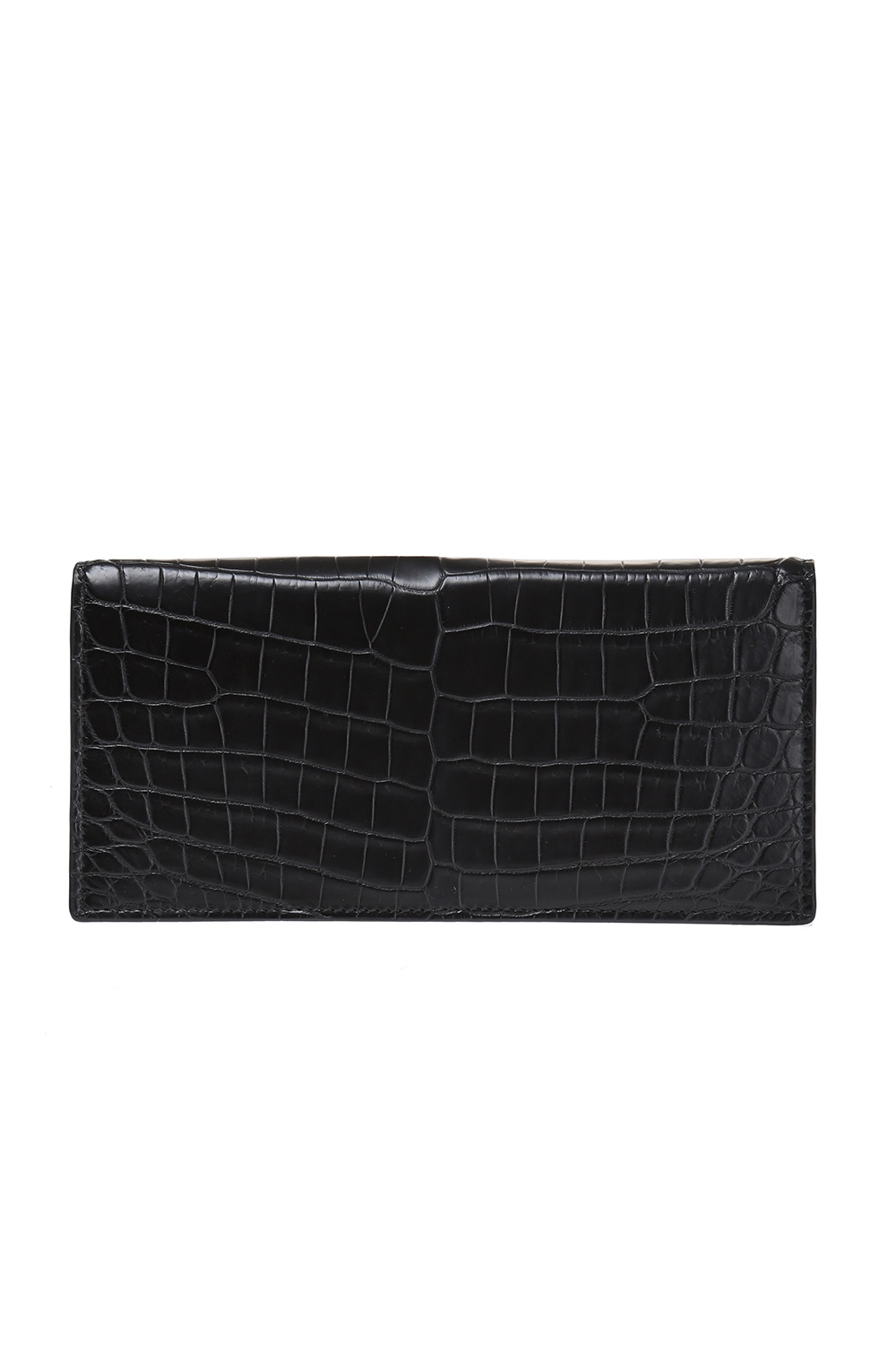 Bottega Veneta Black Alligator Continental Wallet - Ann's Fabulous Closeouts