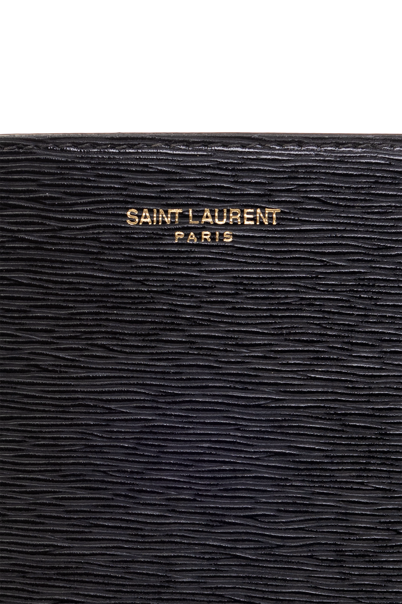 Black Leather passport holder Saint Laurent - Vitkac TW