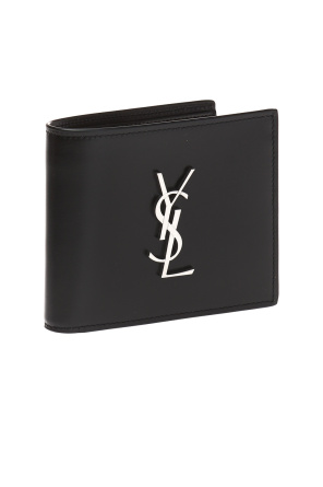 Saint Laurent Składany portfel z logo