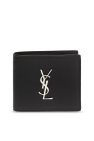 Saint Laurent BLACK Bi-fold wallet with logo