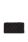 Gucci BLACK Monogrammed wallet