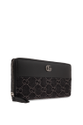Gucci BLACK Monogrammed wallet