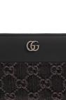 Gucci BLACK Monogrammed wallet