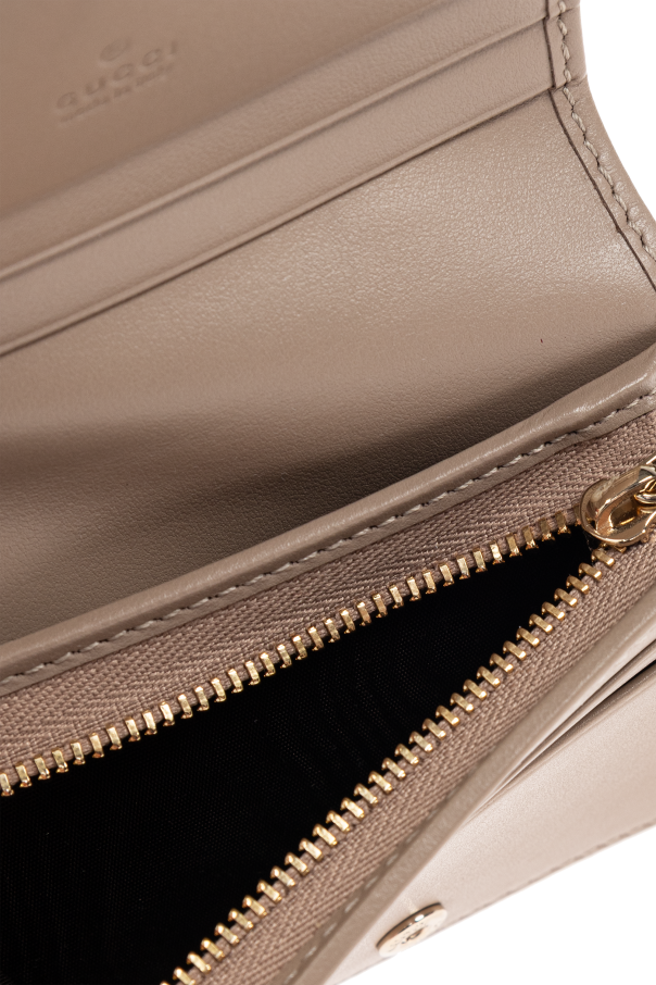 Gucci Leather wallet GG Marmont Mini