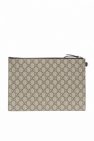 Gucci beige Snake motif clutch