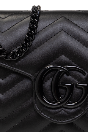 gucci square-frame ‘GG Marmont Mini’ wallet on chain
