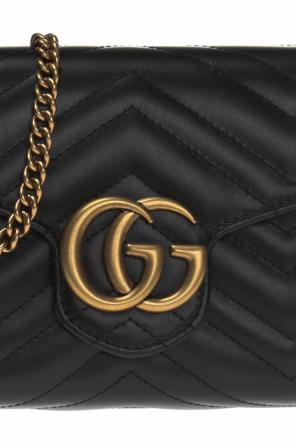 Gucci Pikowana torba na ramię 'GG Marmont'
