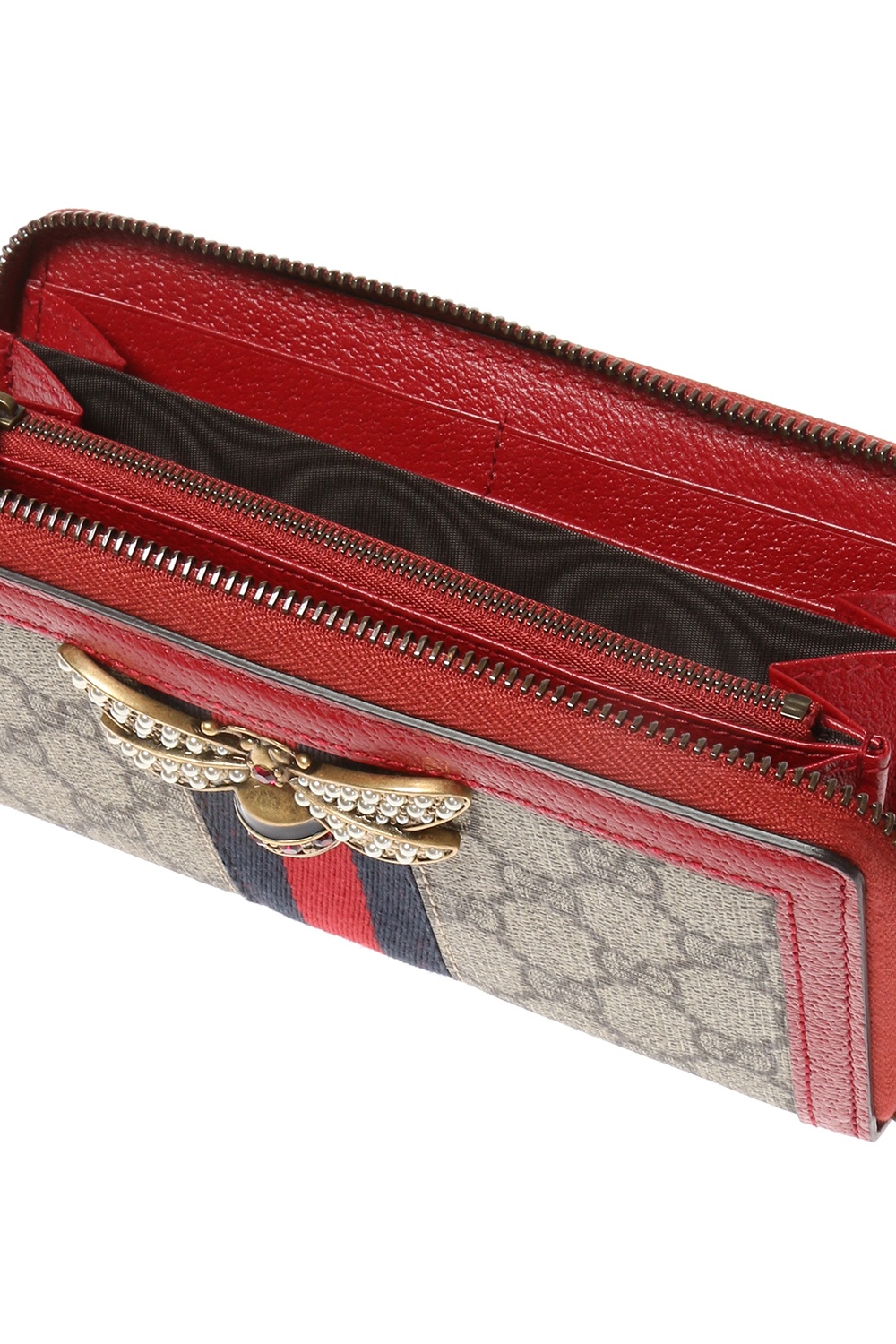 Gucci GG Supreme Bee Bi-Fold Wallet (SHF-22957) – LuxeDH