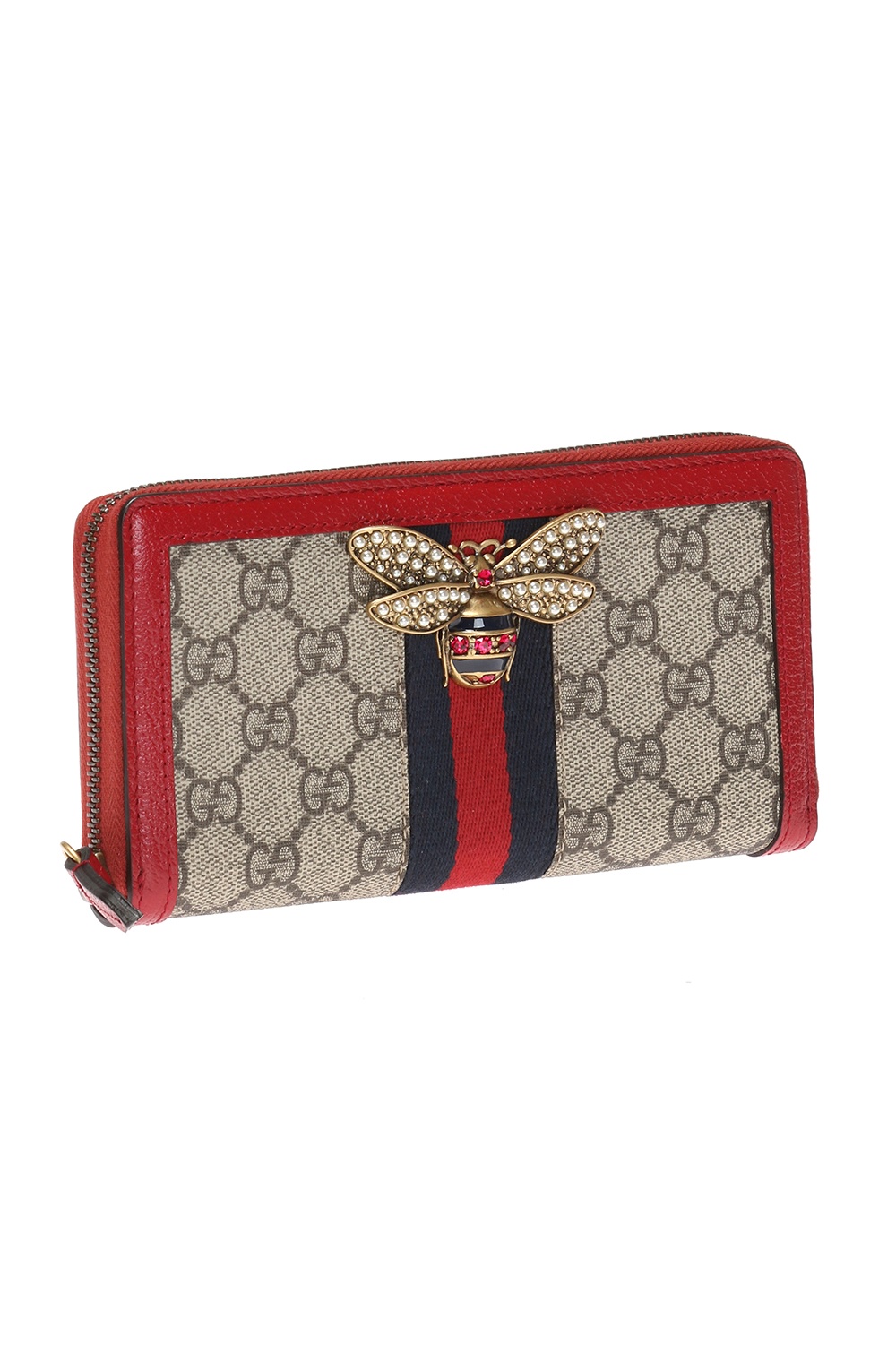 gucci wallet women red