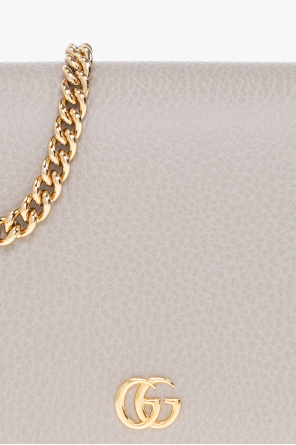 Gucci GG-embossed ‘GG Marmont Mini’ wallet on chain
