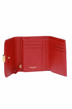 'vicky' quilted wallet with a logo od Saint Laurent