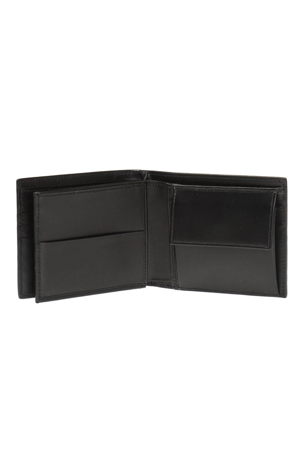 Calvin Klein Embossed Bifold Black Leather Wallet For Men