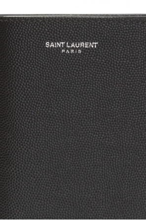 Saint Laurent Saint Laurent snakeskin effect ankle boots