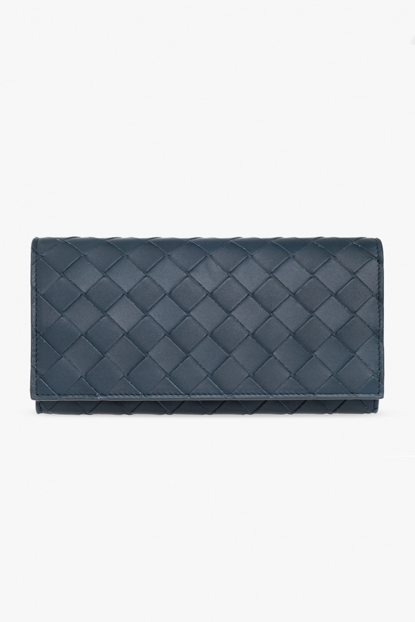 Folding leather wallet od Bottega Veneta
