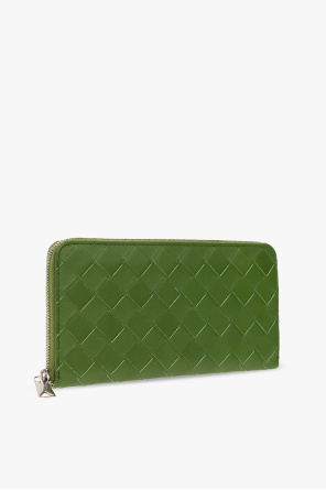 bottega plecak Veneta Intrecciato leather wallet