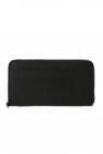 bottega veneta intrecciato leather passport wallet