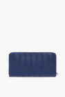 Bottega Veneta NAVY BLUE Intrecciato leather wallet