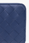 Bottega Veneta NAVY BLUE Intrecciato leather wallet