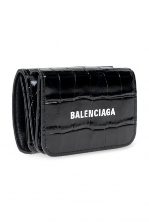 Balenciaga logo对折钱包
