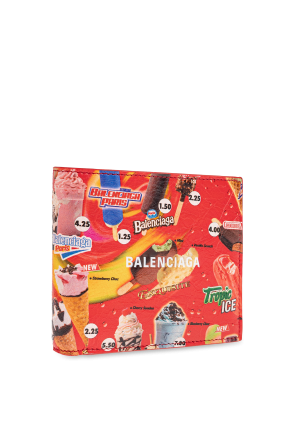 Balenciaga Leather wallet with colorful print