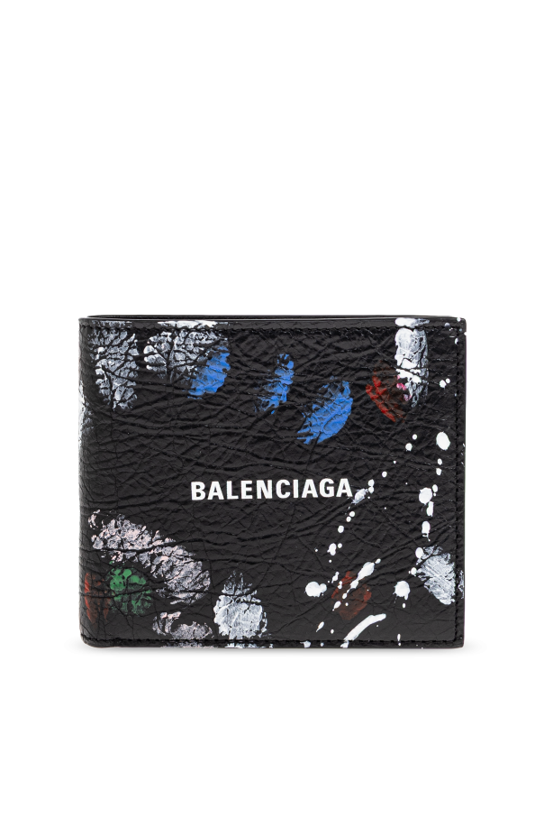 Leather wallet with logo od Balenciaga