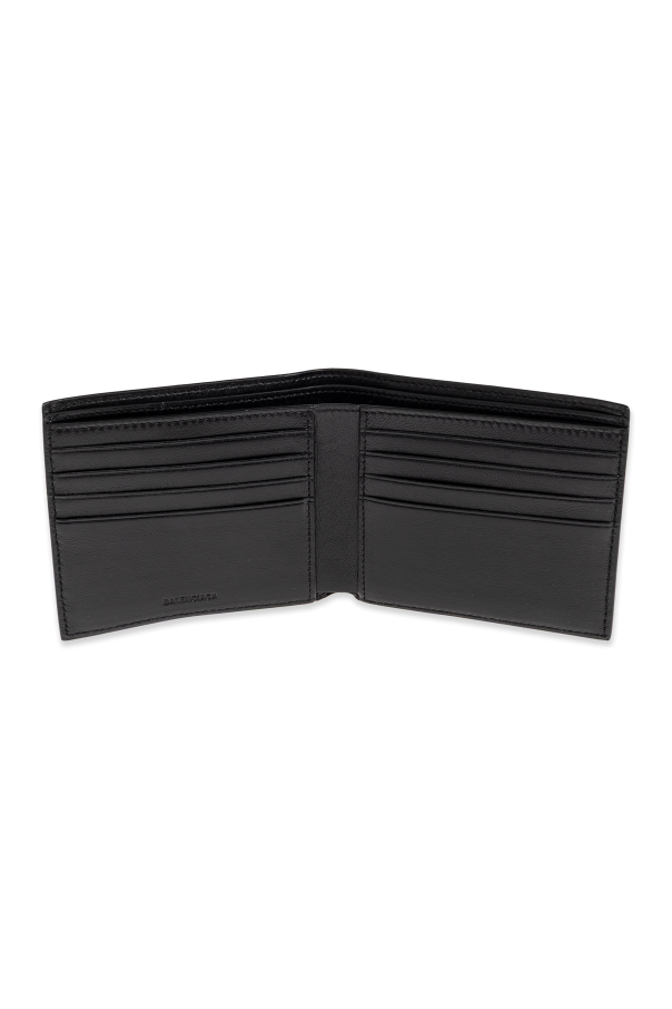 Balenciaga Cartera de cuero con logo