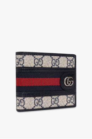 Gucci GUCCI Interlocking G Leather Chain Shoulder Bag Black 510304
