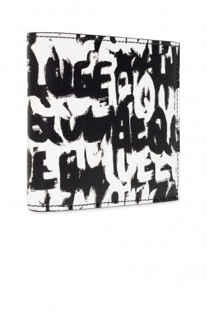 Alexander McQueen Folding wallet with logo