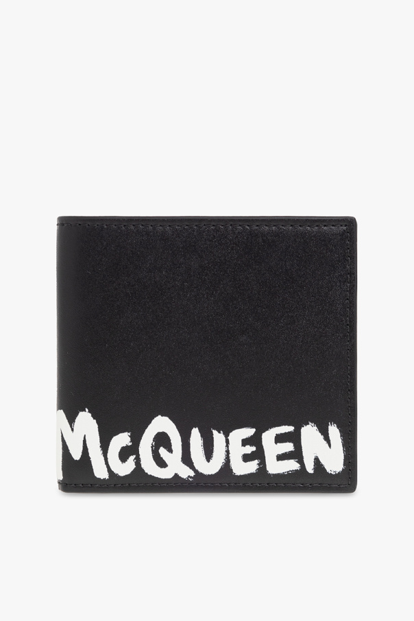 Leather wallet with logo od Alexander McQueen