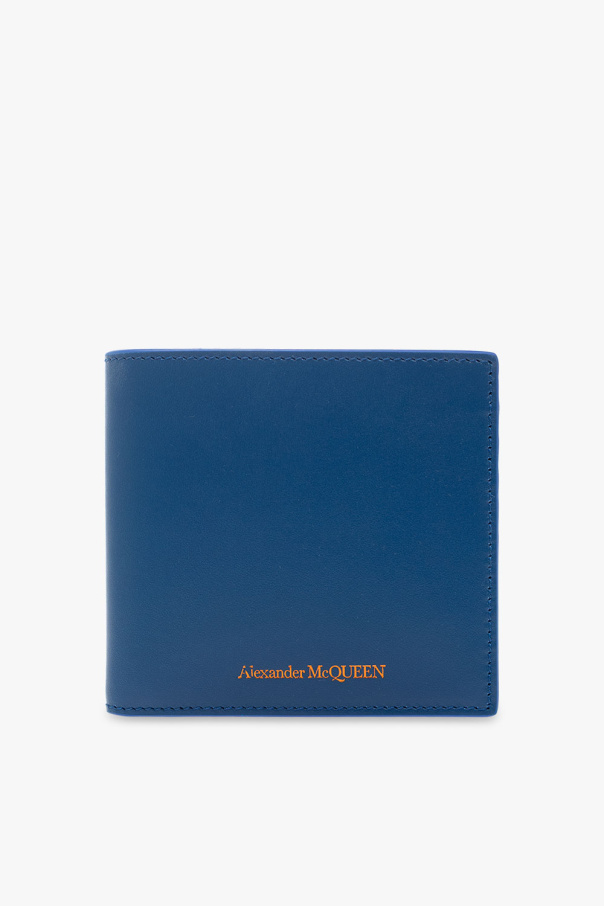Alexander McQueen Leather folding wallet