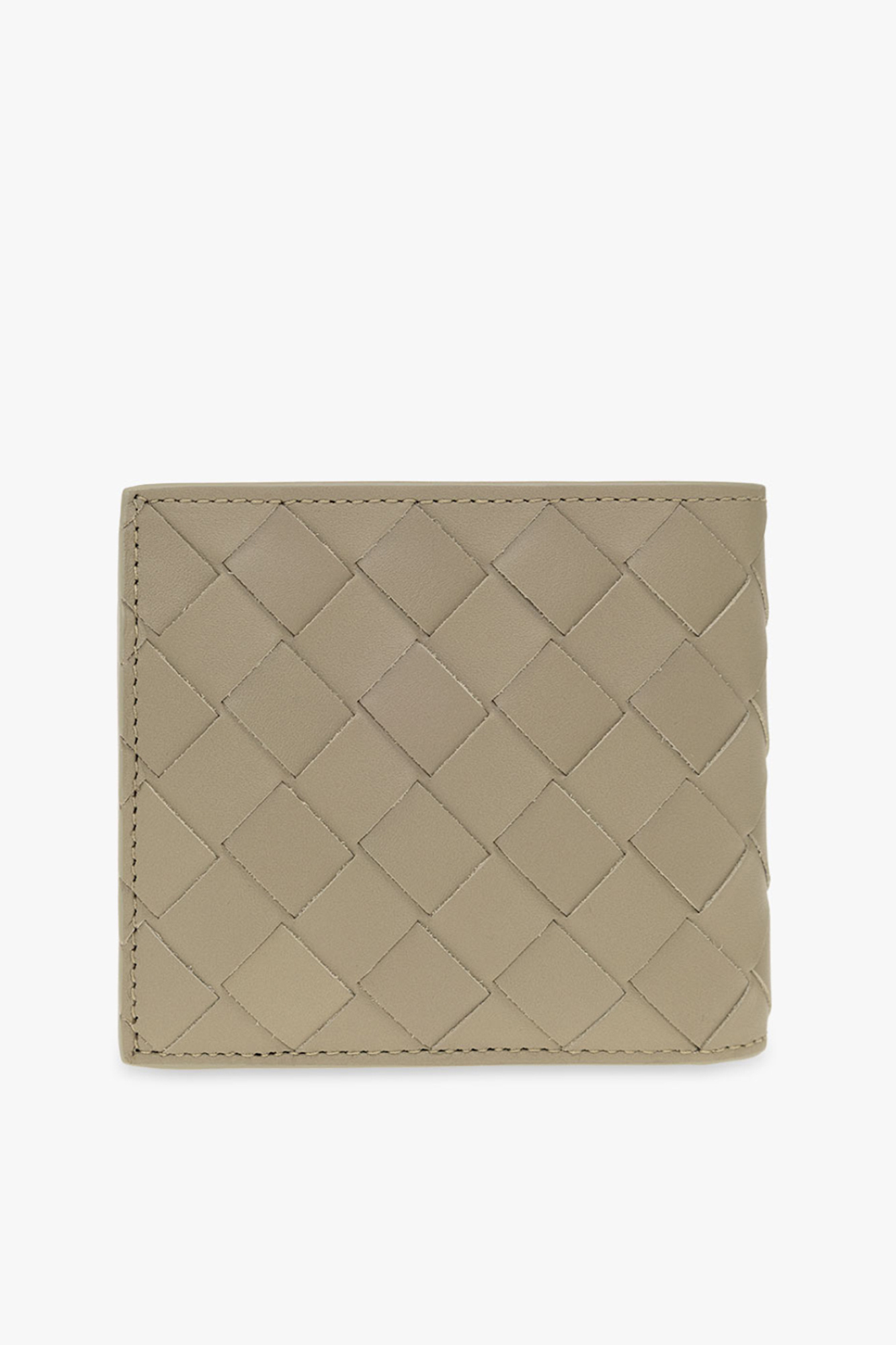 bottega more Veneta Leather wallet with ‘Intrecciato’ weave