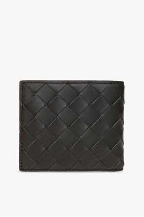 bottega slider Veneta Leather wallet with ‘Intrecciato’ weave