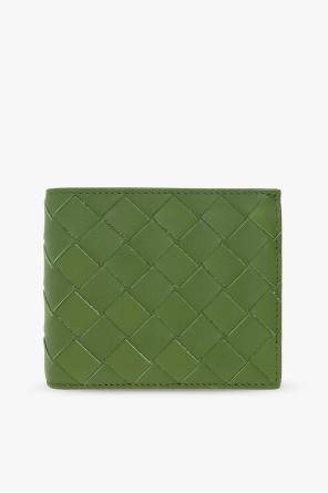 Leather wallet with ‘intrecciato’ weave od bottega Mystery Veneta