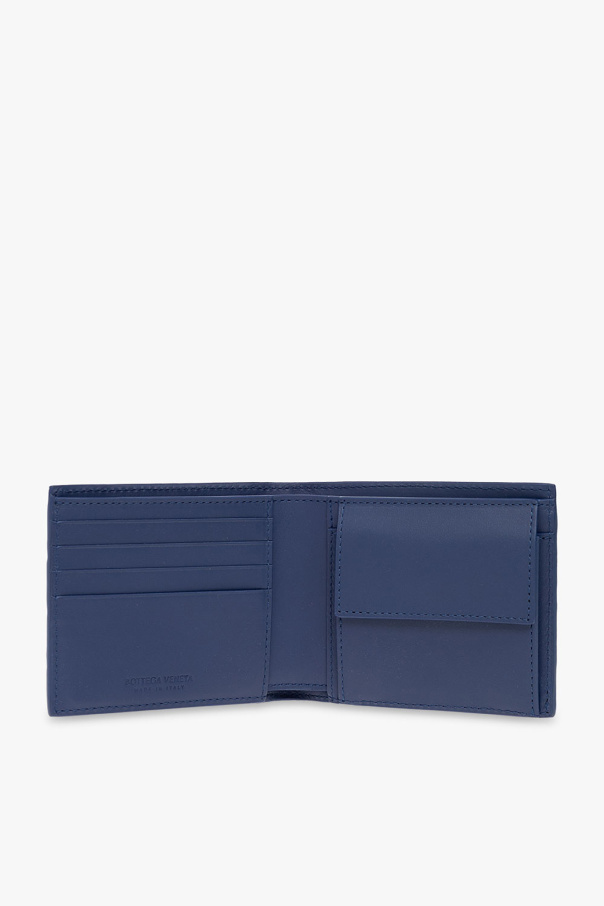 bottega high-waisted Veneta Intrecciato leather wallet