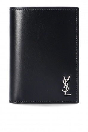 Skórzany portfel z logo od Saint Laurent