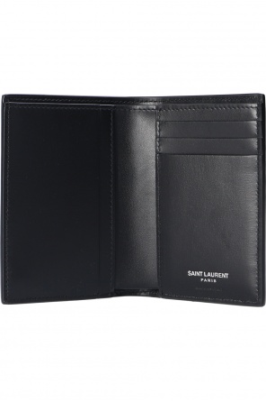 Skórzany portfel z logo od Saint Laurent