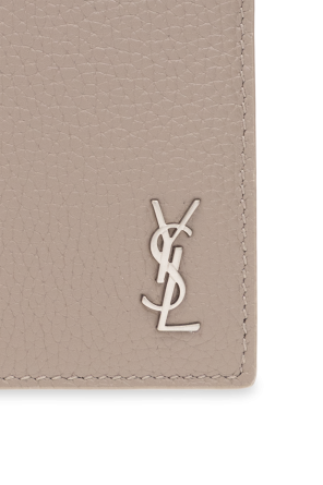 Saint Laurent Leather wallet with logo