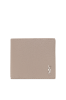 Saint Laurent beige Leather wallet with logo