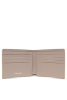 Saint Laurent beige Leather wallet with logo