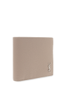 Saint Laurent beige Leather wallet with logo
