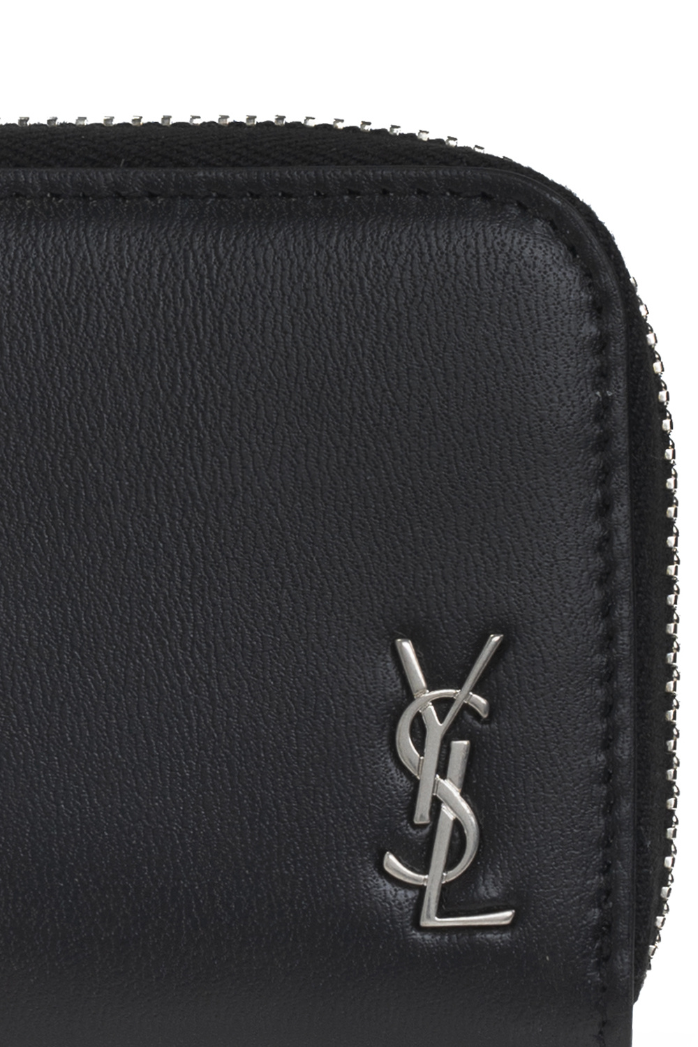 Saint Laurent Leather wallet with logo