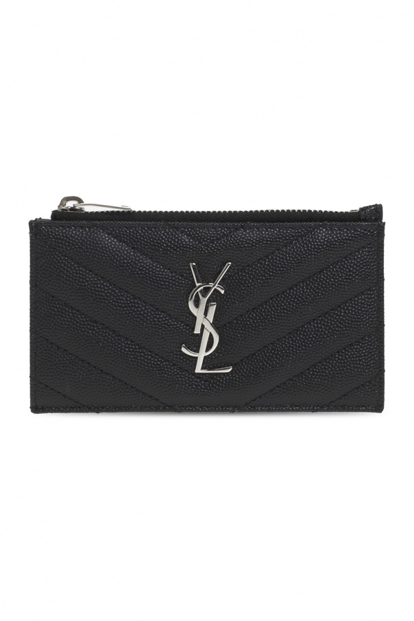 Saint Laurent Card case with logo