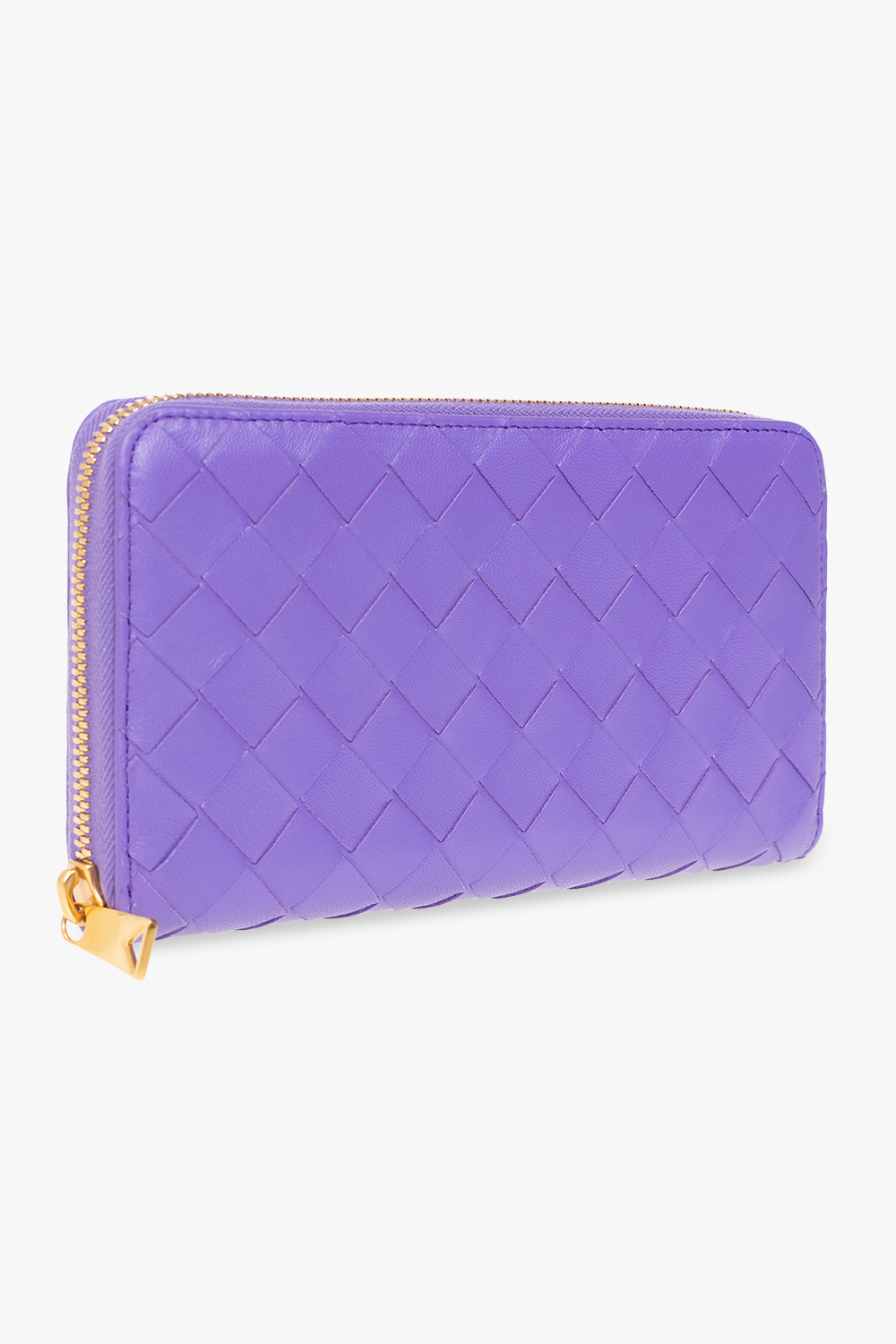 bottega All Veneta Leather wallet with ‘Intrecciato’ weave